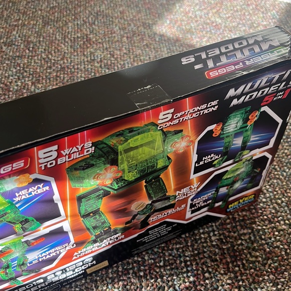 NEW Laser Pegs Multi models 5 in 1 mech attack light up LED action figure - Picture 7 of 7